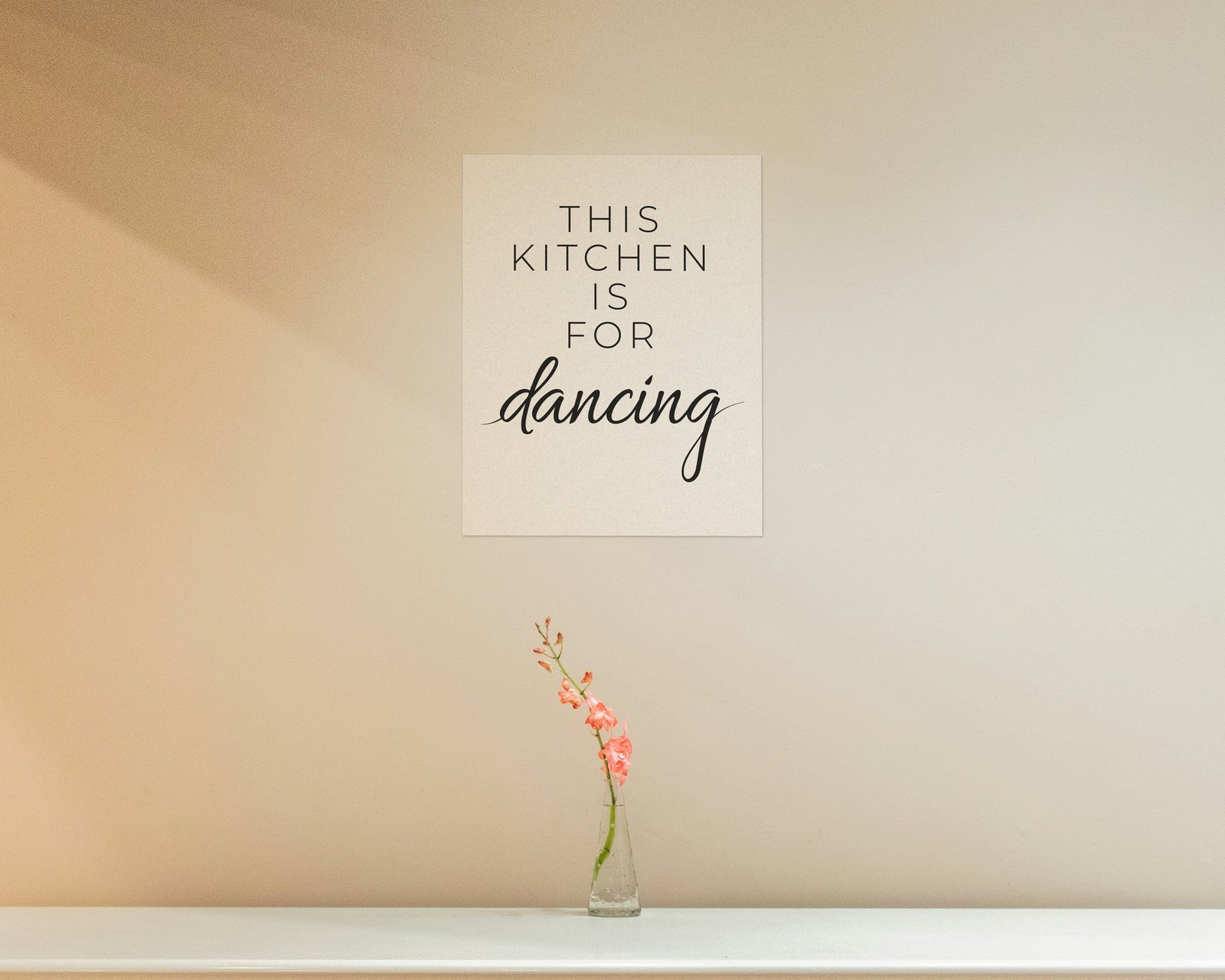 This Kitchen Is For Dancing, Bare print in a hallway and entry