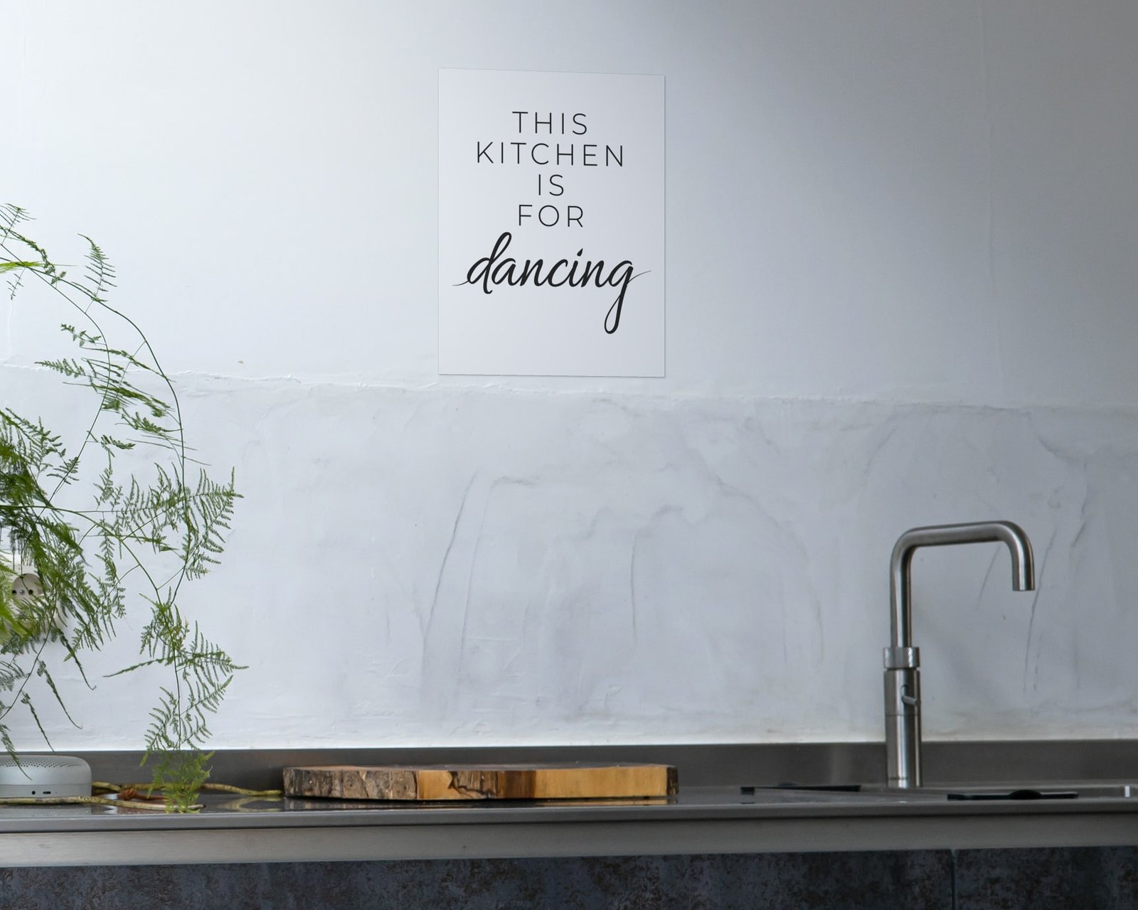 This Kitchen Is For Dancing, Bare print in a kitchen