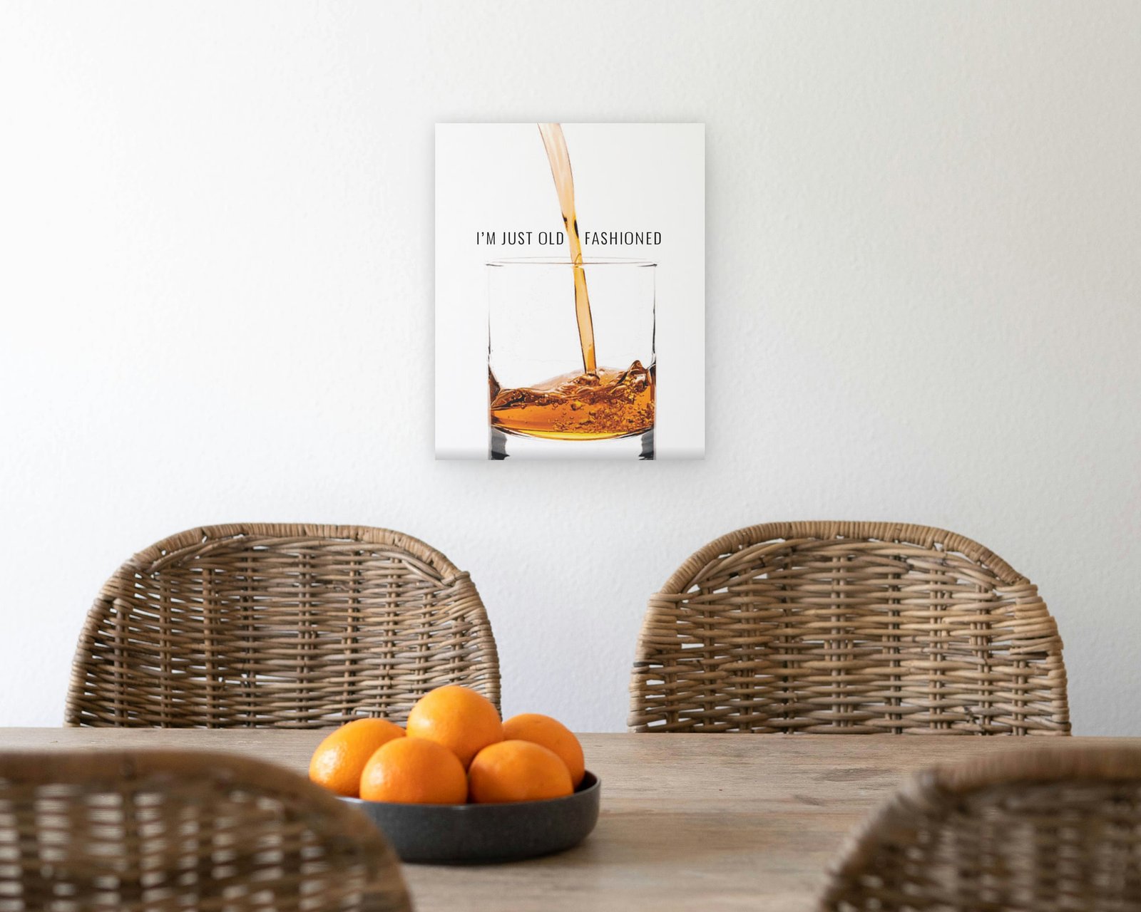 I'm Just Old Fashioned, Gallery canvas in a kitchen