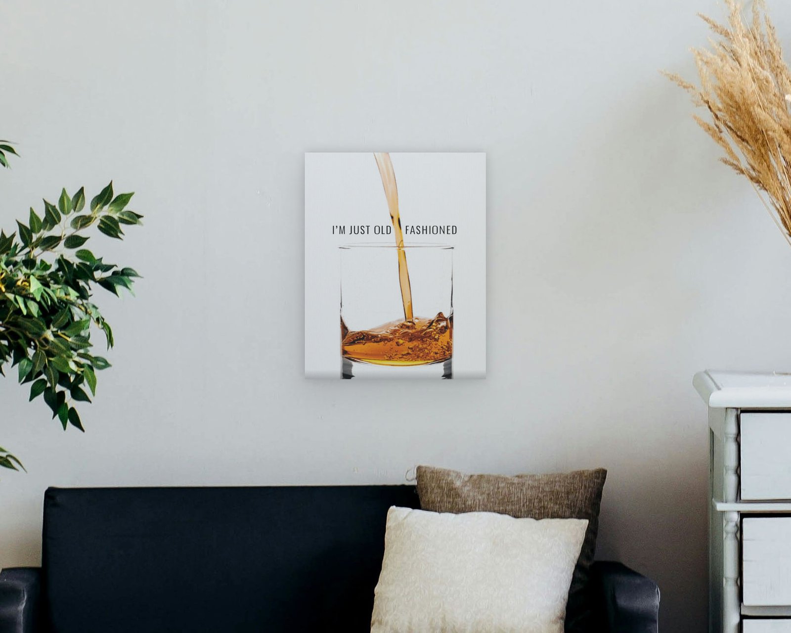 I'm Just Old Fashioned, Gallery canvas in a living room