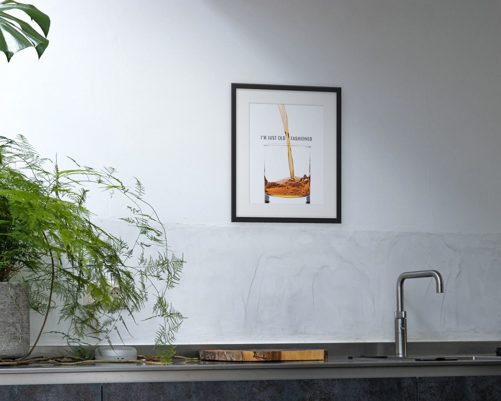 I'm Just Old Fashioned, Framed in a kitchen