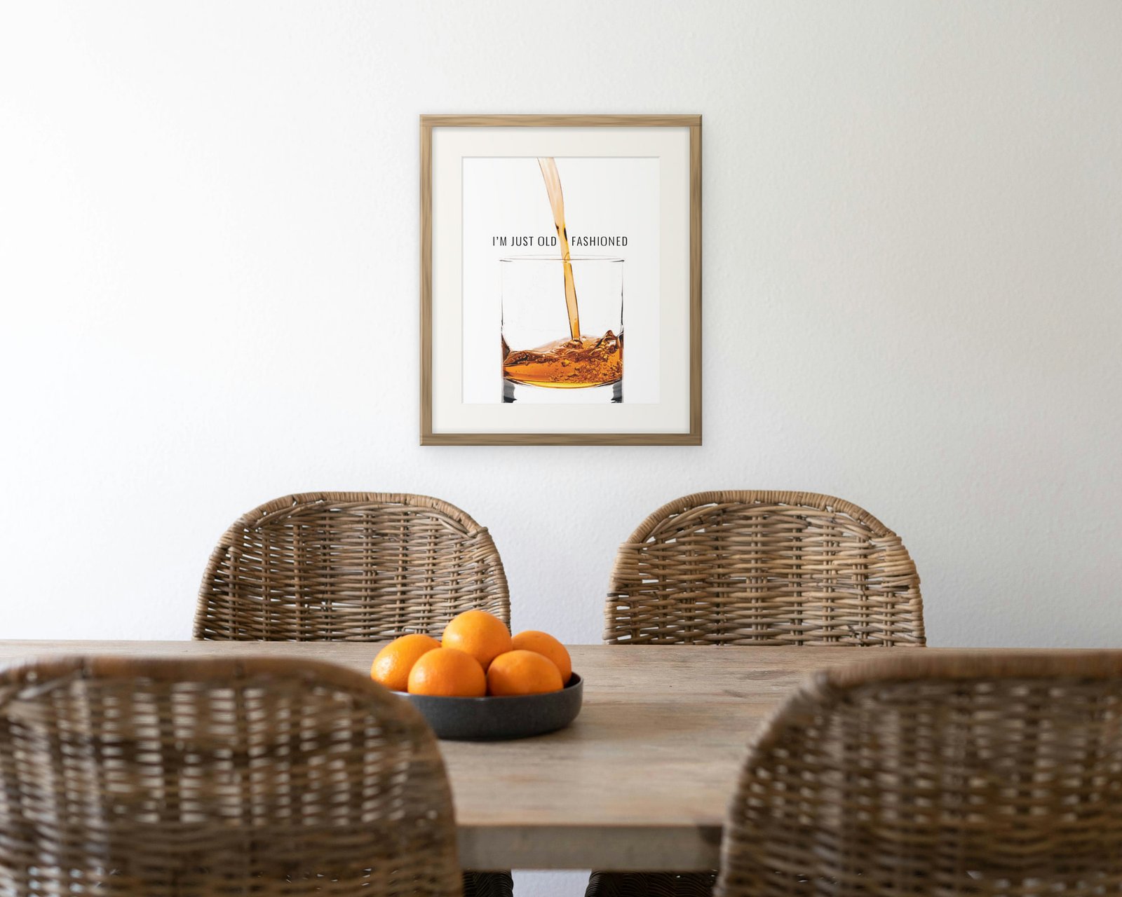 I'm Just Old Fashioned, Framed in a kitchen