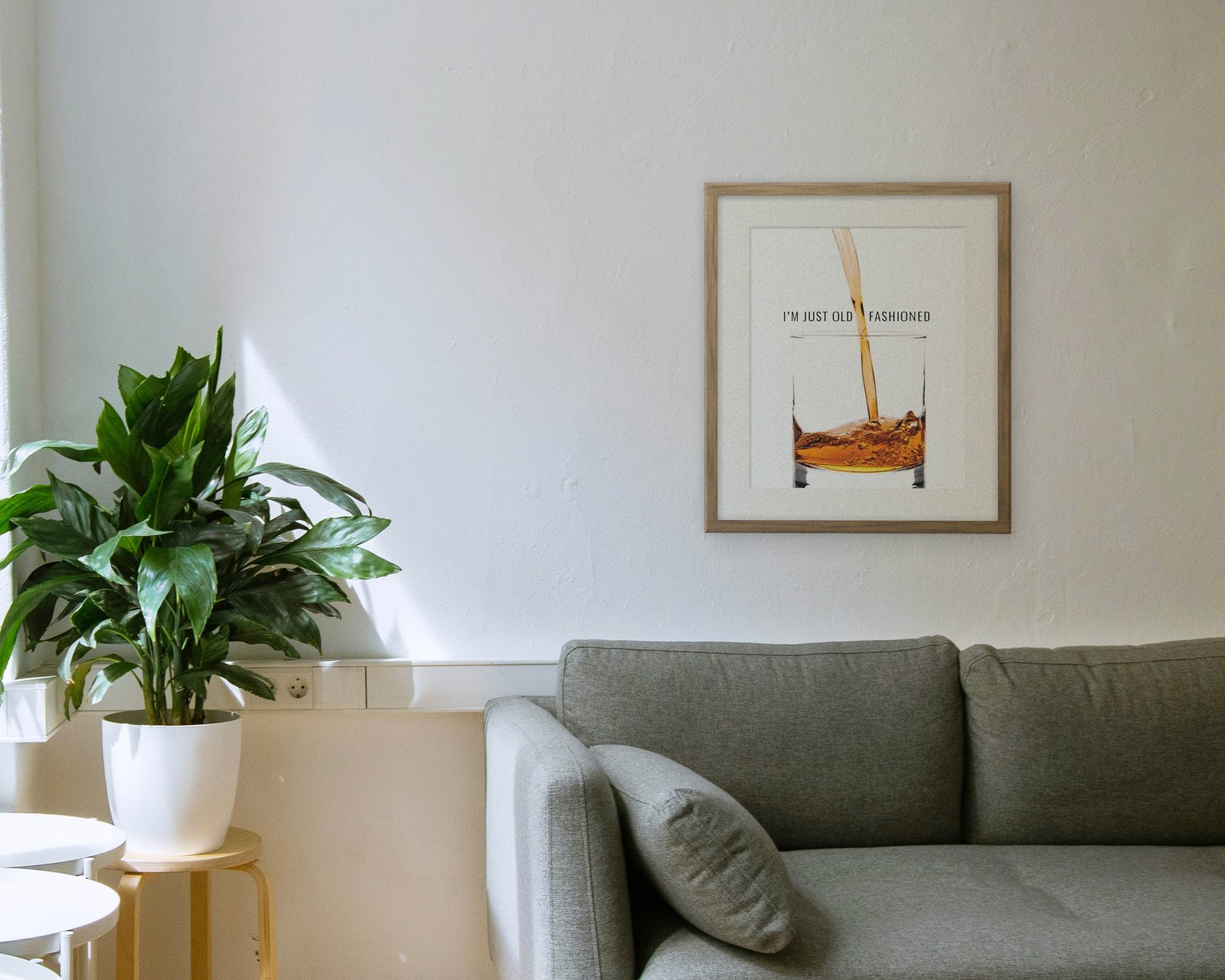 I'm Just Old Fashioned, Framed in a living room