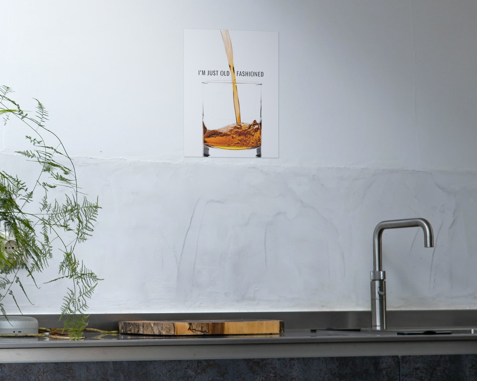 I'm Just Old Fashioned, Bare print in a kitchen