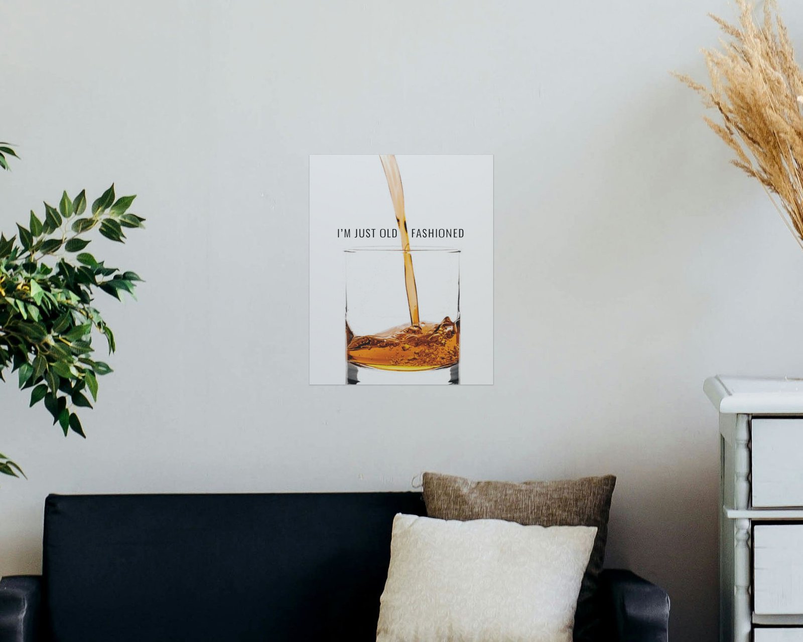 I'm Just Old Fashioned, Bare print in a living room