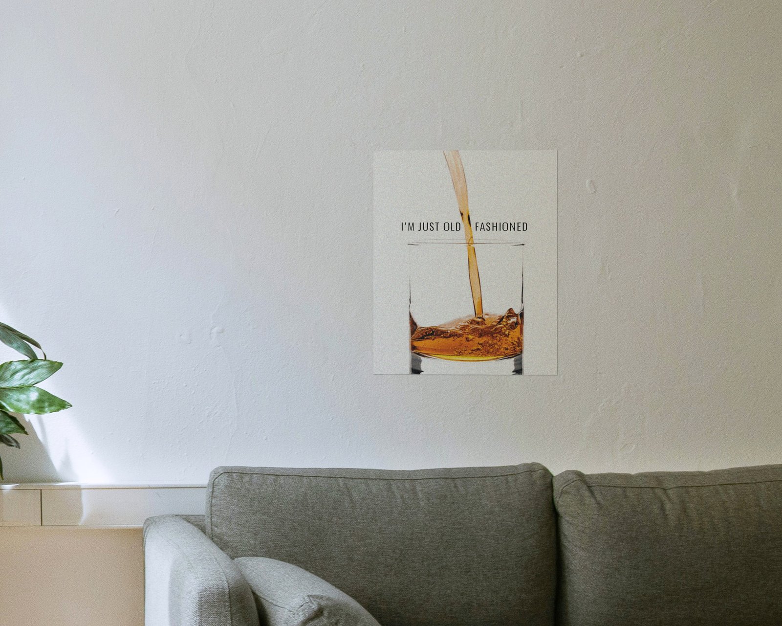 I'm Just Old Fashioned, Bare print in a living room