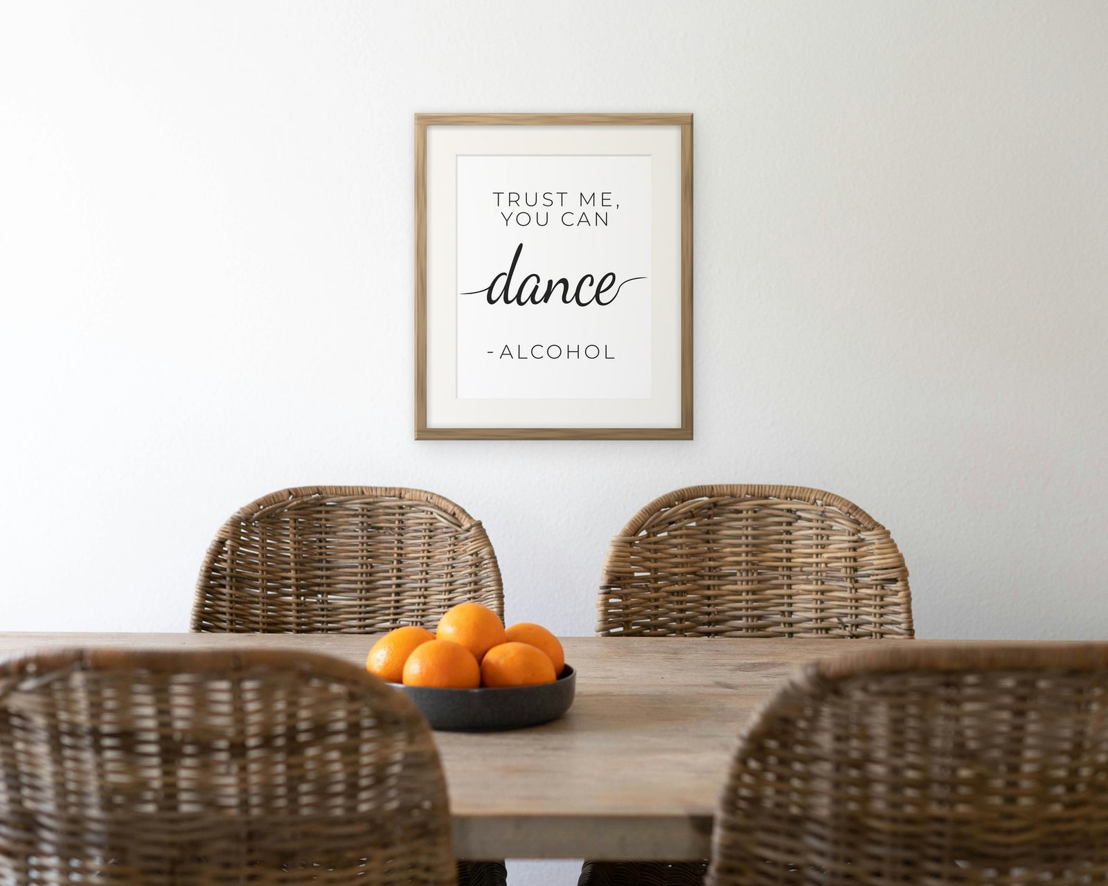 Trust Me, You Can Dance, Framed in a kitchen