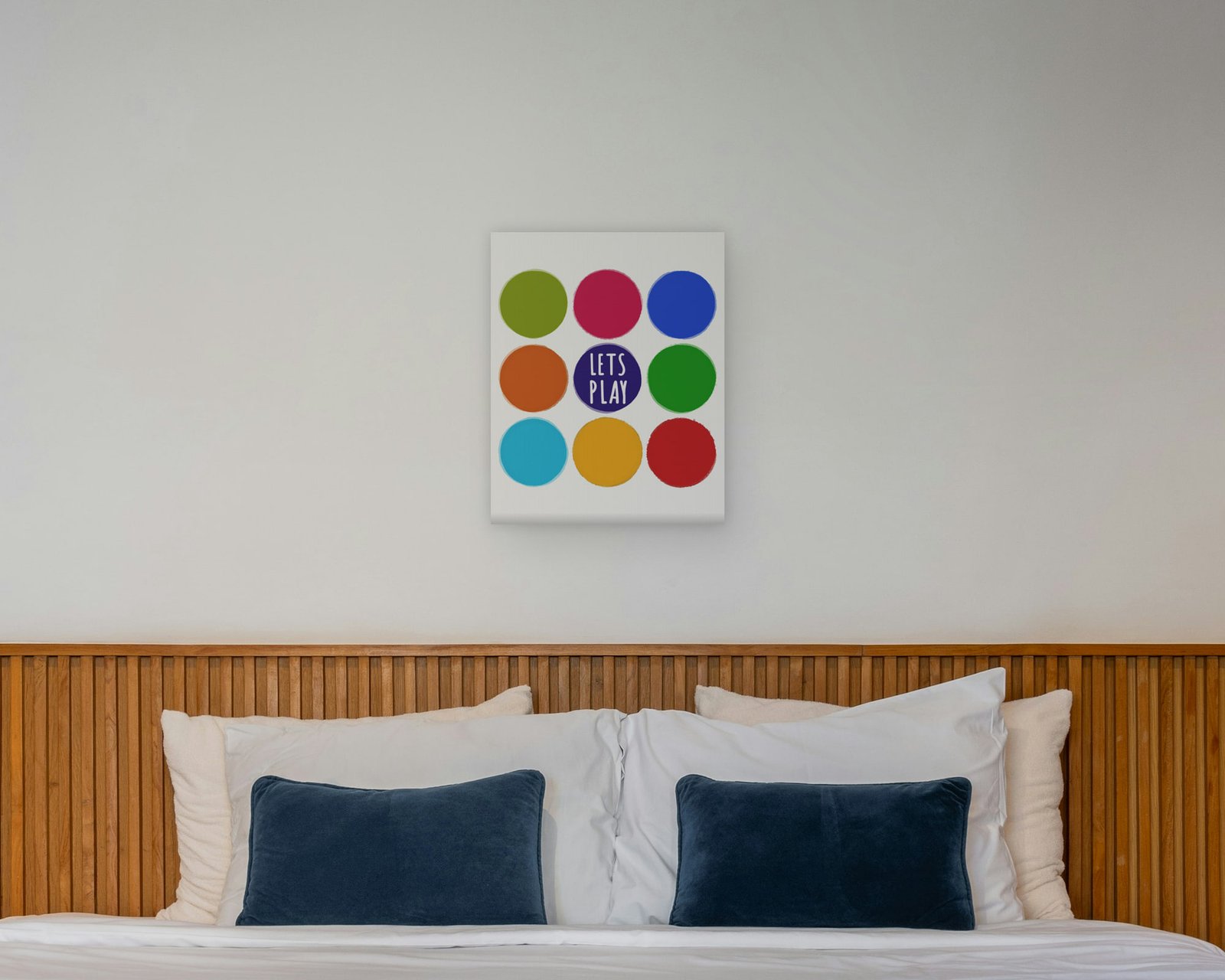 Let's Play, Gallery canvas in a bedroom