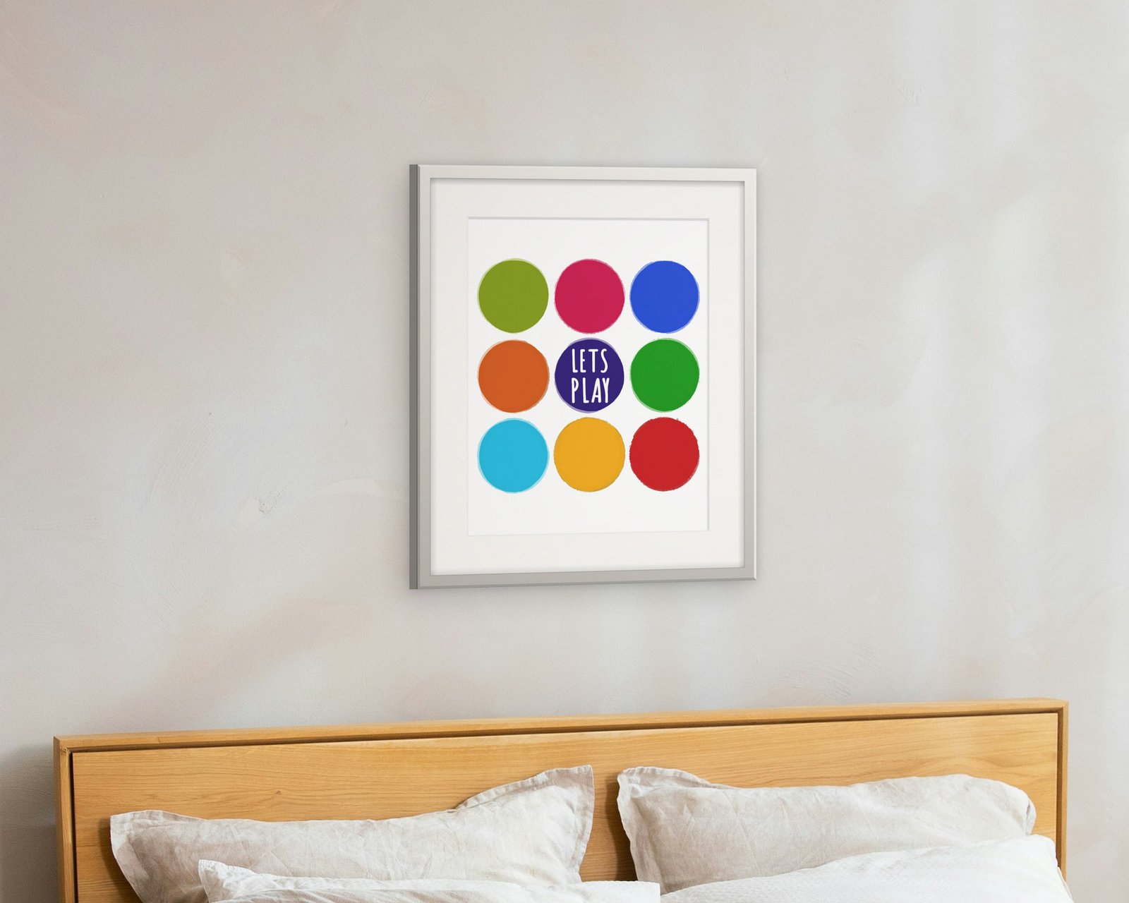 Let's Play, Framed in a bedroom