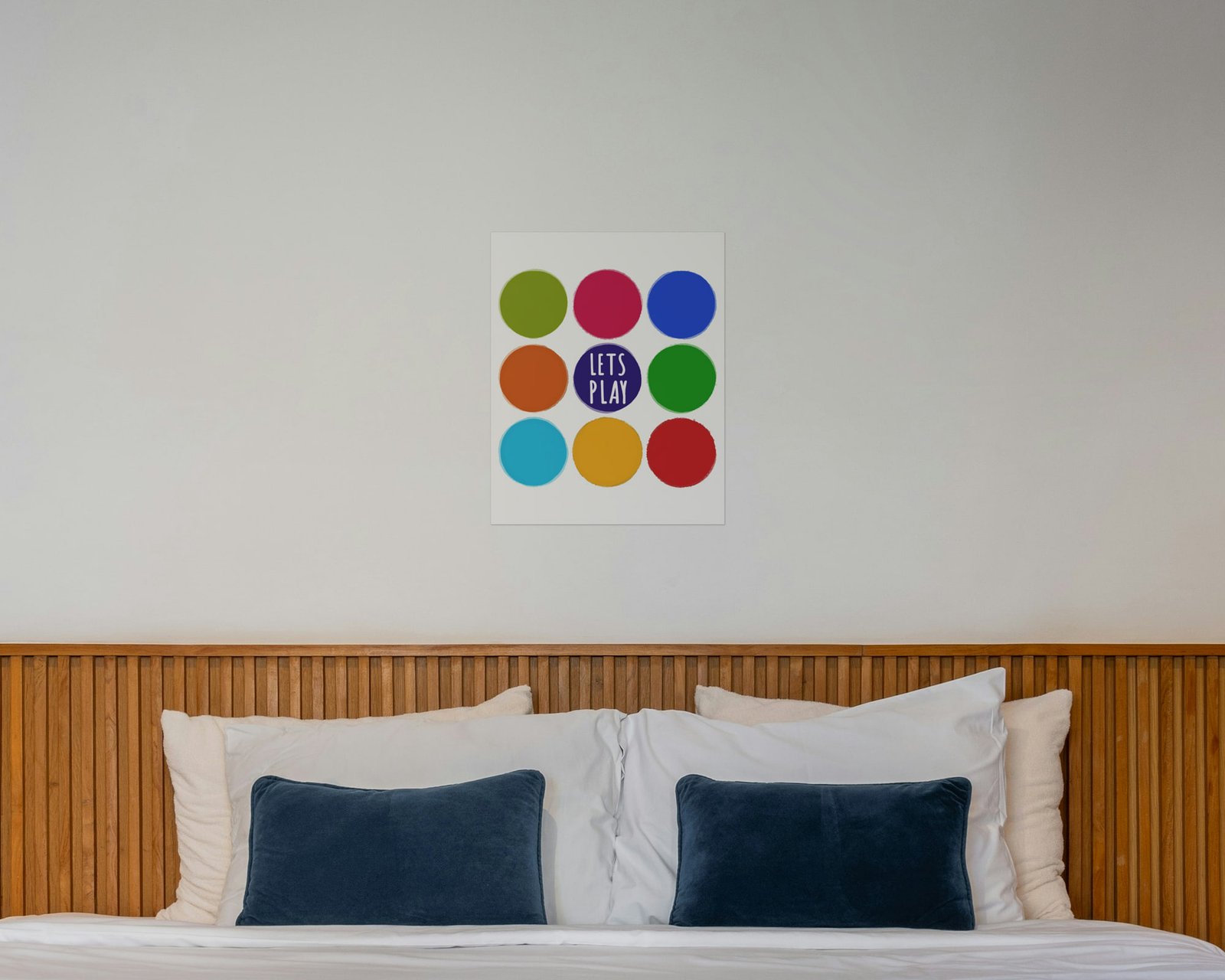 Let's Play, Bare print in a bedroom