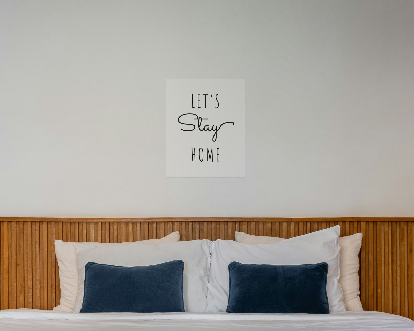 Let's Stay Home, Bare print in a bedroom