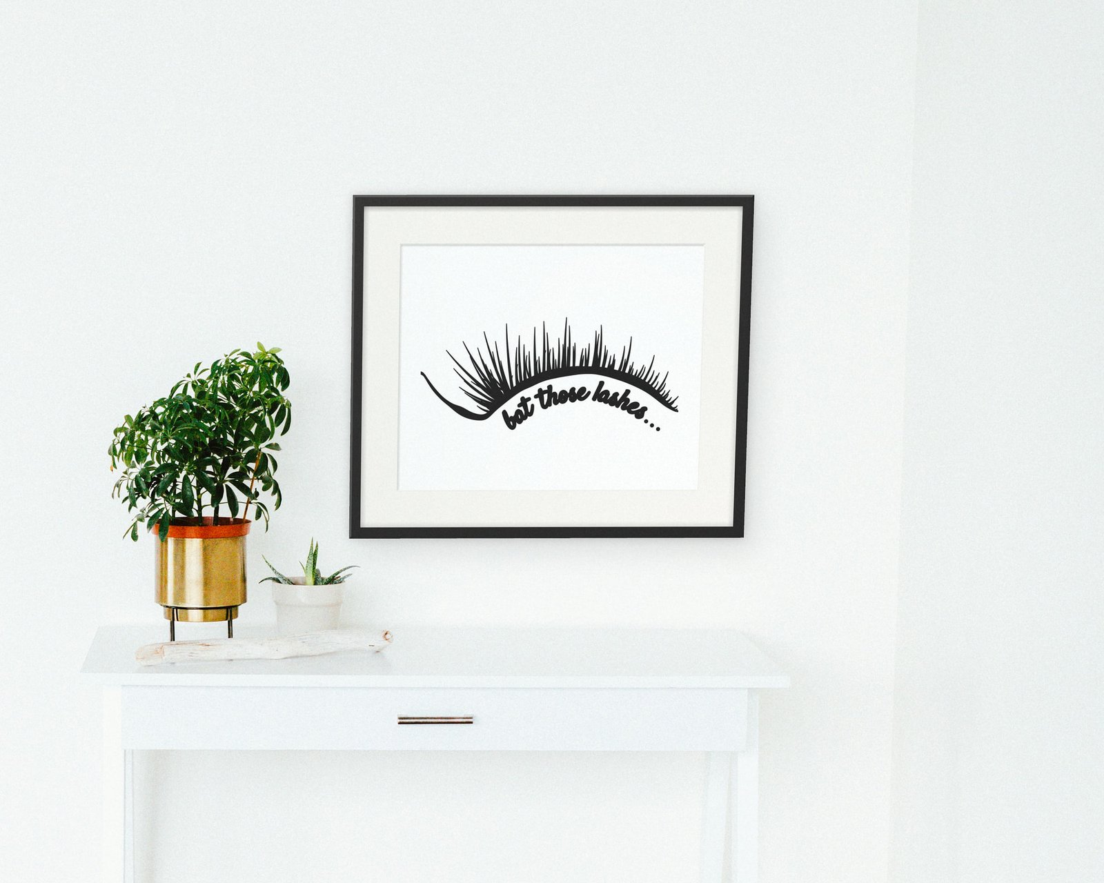 Bat Those Lashes, Framed in a hallway and entry