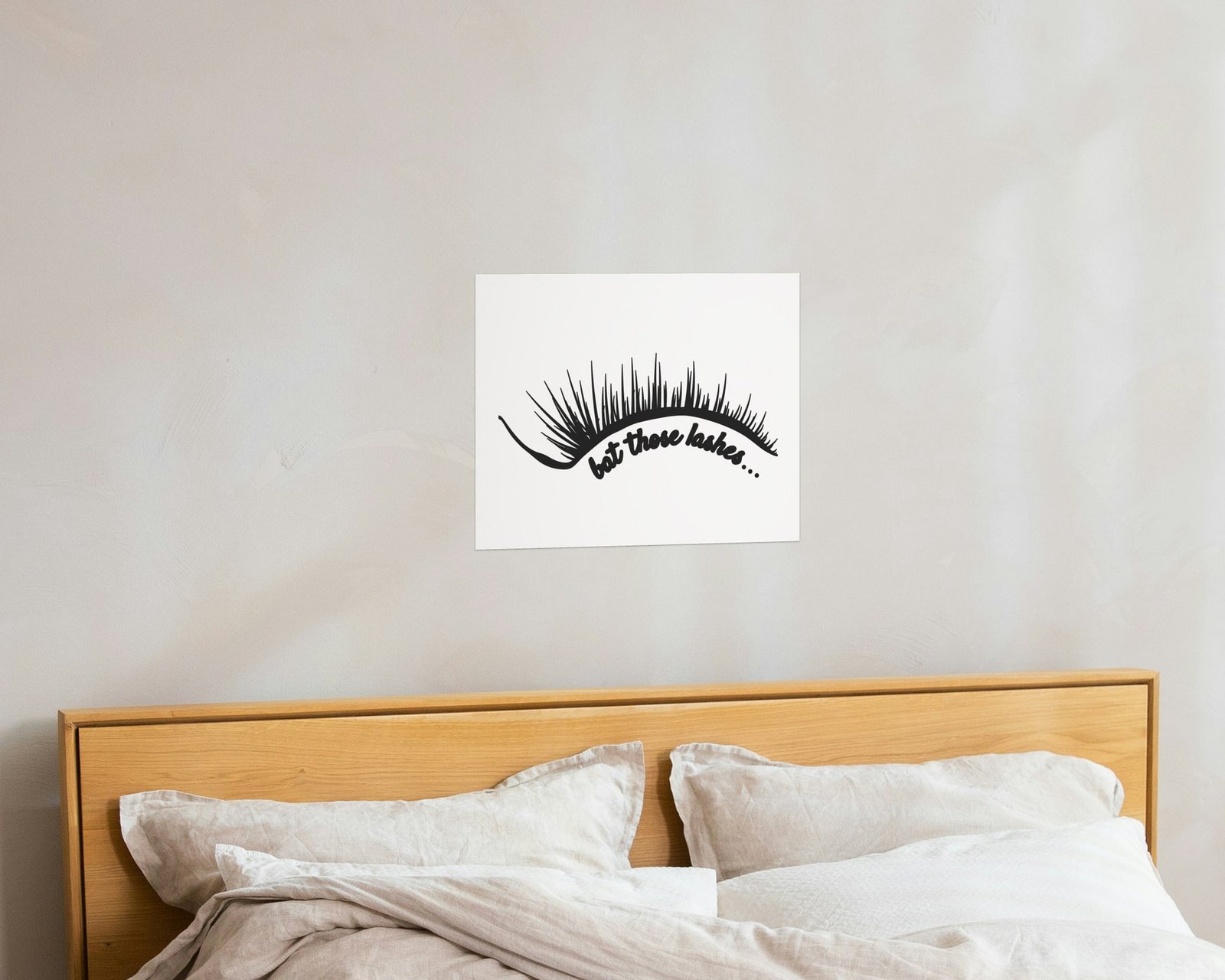 Bat Those Lashes, Bare print in a bedroom