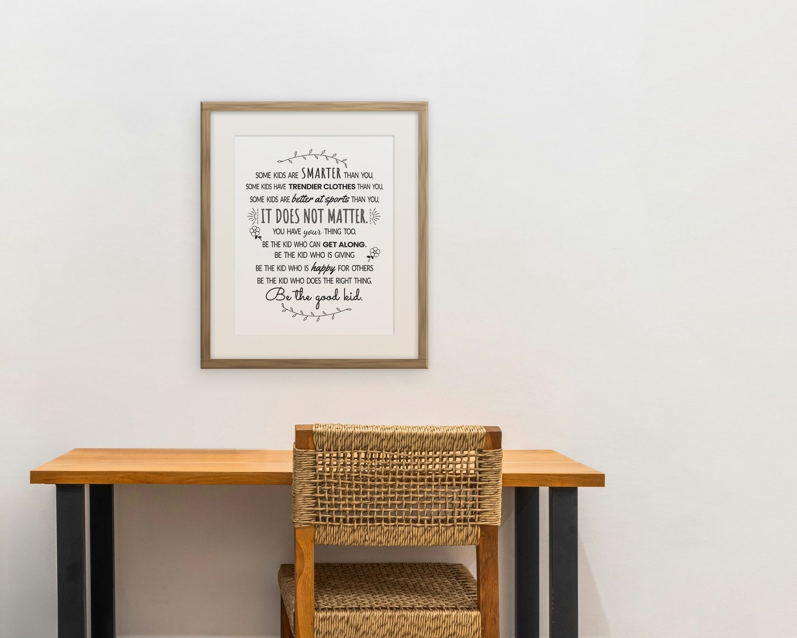 Some Kids Are Smarter Than You, Framed in a home office