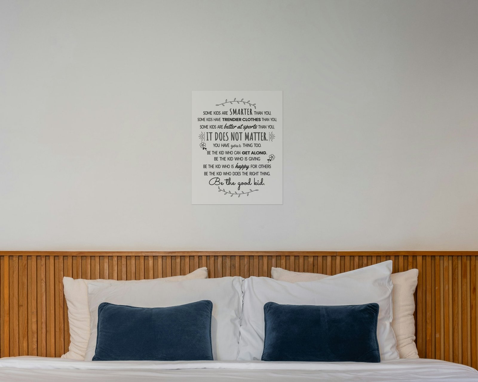 Some Kids Are Smarter Than You, Bare print in a bedroom