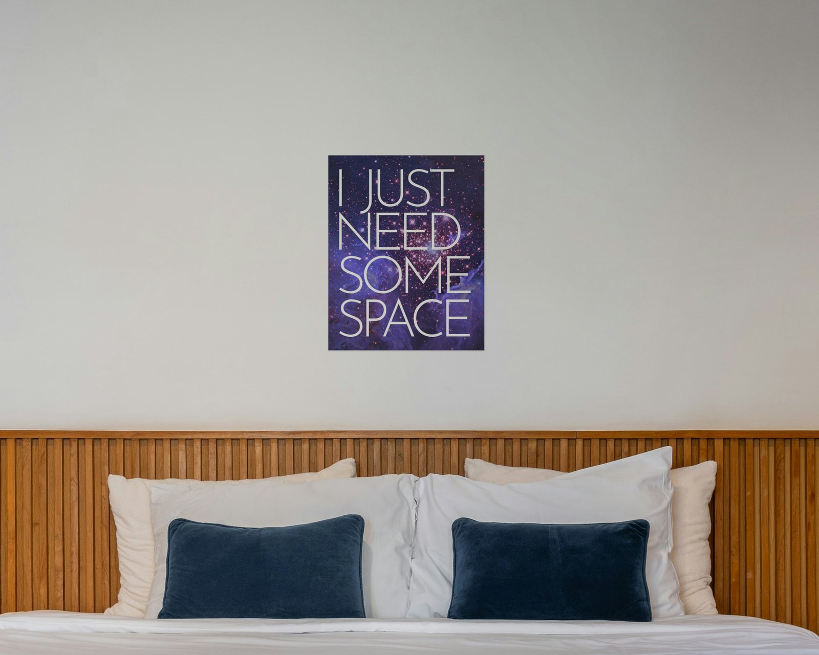 I Just Need Some Space, Bare print in a bedroom